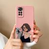 For Xiaomi Redmi Note 11S Cases Cartoon Liquid Silicone Full Coverage Anti Drop Shell For Xiaomi Redmi Note11S 11 S Coque Capa