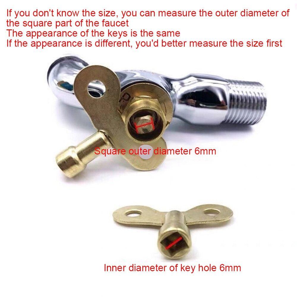Use Outdoor Faucet Accessories Faucet Key Radiator Plumbing Bleed Bleeding Key Venting Air Valve