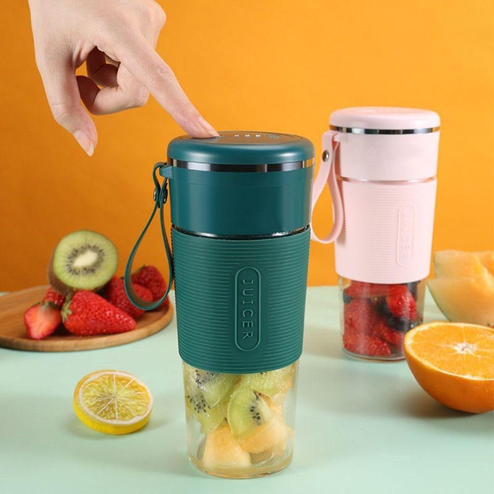 Rechargeable Fruit Juice Maker Wireless Juicer Machine Portable Smoothie Blender  Office