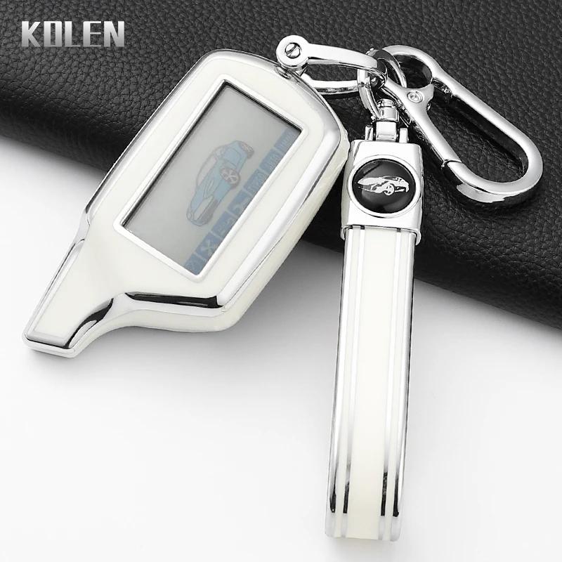 Fashion Tpu Car Key Case Cover For Starline B9 B91 B6 B61 A91 A61 V7 Russian Two Way Version Lcd Car Alarm Keychain Protector