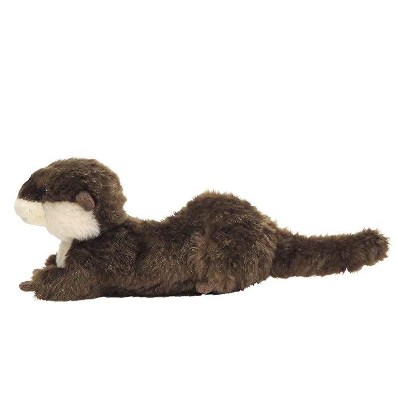 SunLemon Fluffy Otter Plush Toy, Brown, Small, 8 x 9 x 26 cm, P-4782