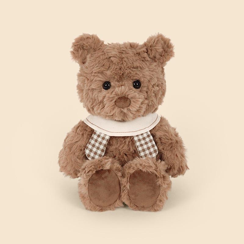 Good Friends Series: Plush Teddy, Puppy, & Elephant Gift Dolls for Kids 30cm