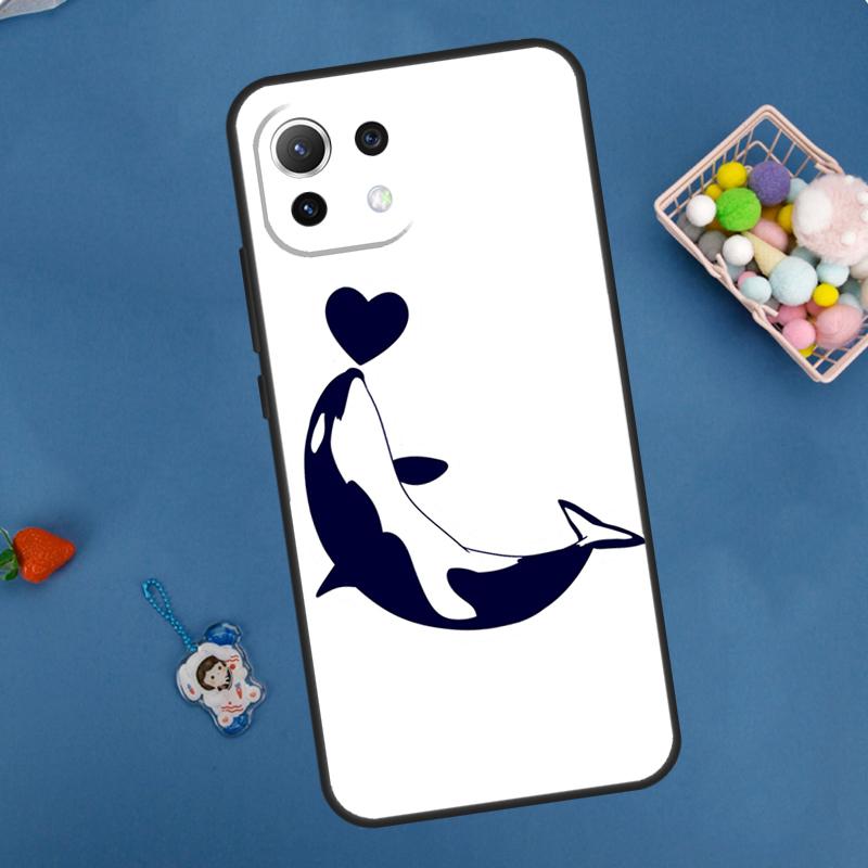 Orcas Whale Case For Xiaomi 14 13 15 Ultra 11T 12T 13T 14T Pro POCO X7 Pro X3 X5 F5 F6 M6 X6 Pro Cover