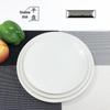 Pure White Ceramic Round Dinner Plate