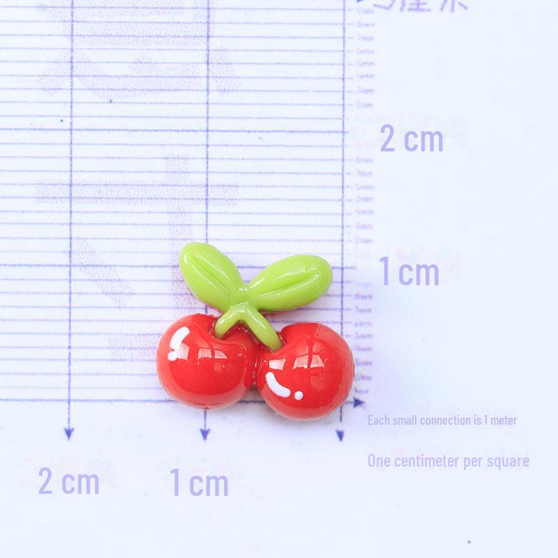 Erdbeere Kirsche Frucht Harz DIY Set für Handyhüllen & Haarnadeln
