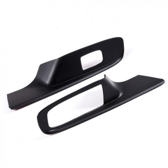 Matte Black Window Lift Switch Panel Cover For Corvette C8 Convertible -25