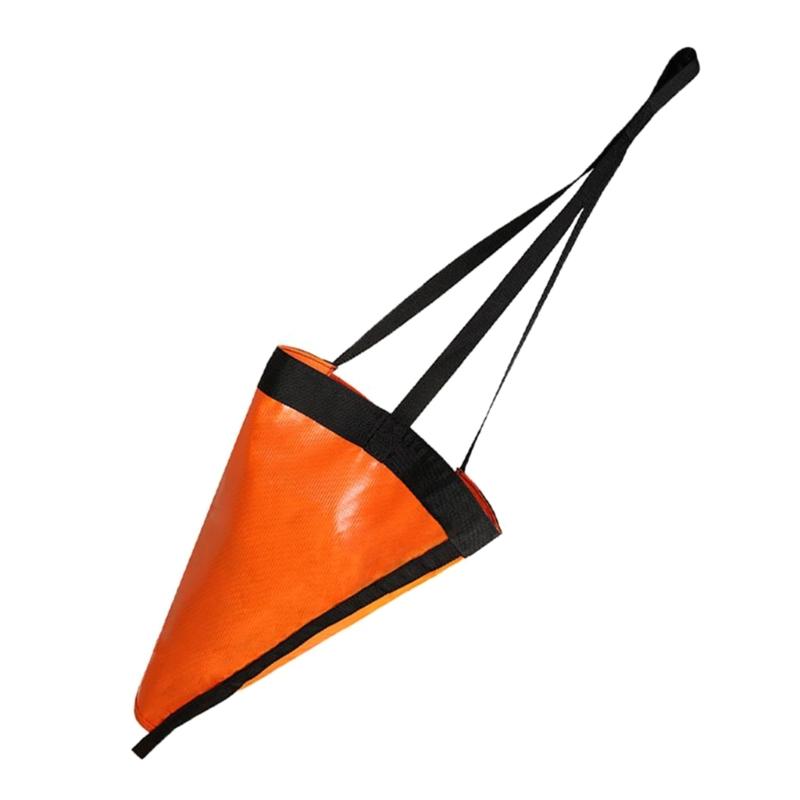 PVC Sea Anchors Drogues Drifting Brake Suit Marine Kayak Drifts Rowing Boats Brake Anchors Inflatable Boats Accessories 18 inches