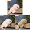 Fluffy Seal Adorable Plush Toy Cute Stuffed Animal For Kids Perfect Comfort Gift
