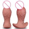 Extra Large Soft Flesh Realistic Veins Wearable Anal Plug Masturbator for Men and Women