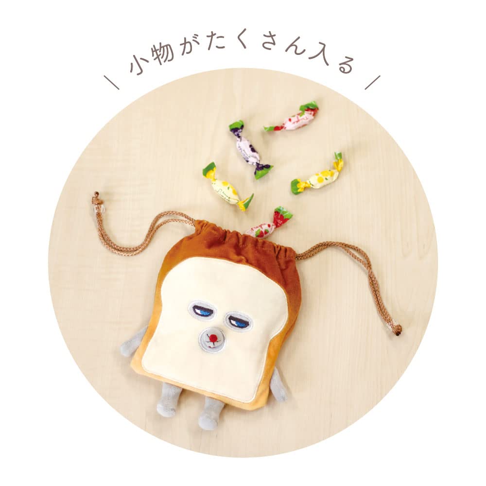 Tees Factory Bread Thief Plush Drawstring Bread Bag, Thief, PD-5530232PD
