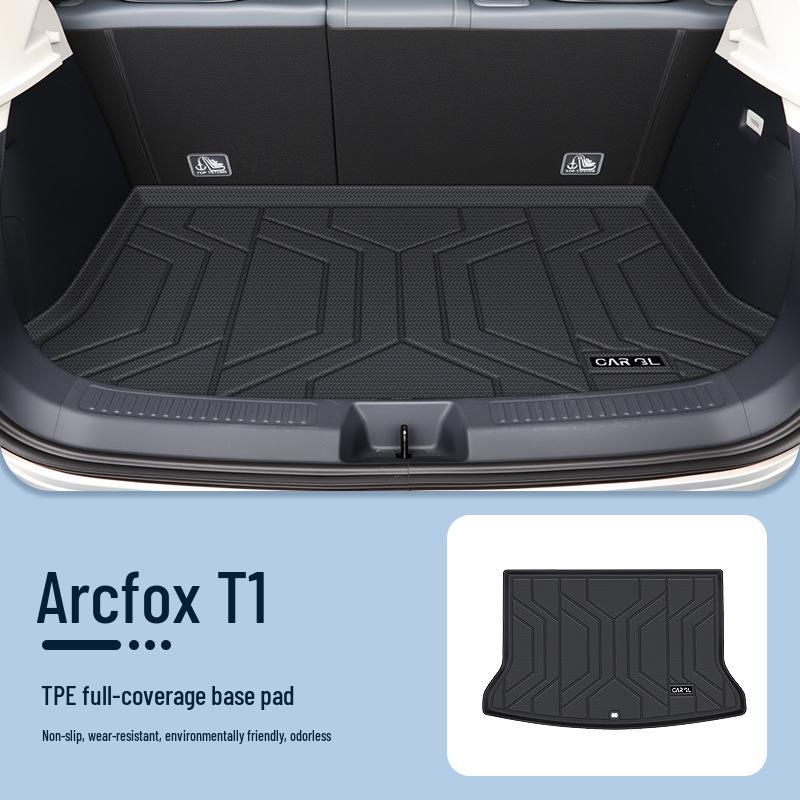 Коврик в багажник Jihu T1 - Коврик в багажник из ТПЭ для декора интерьера автомобиля, Подходит для 26 моделей. Jihu T1