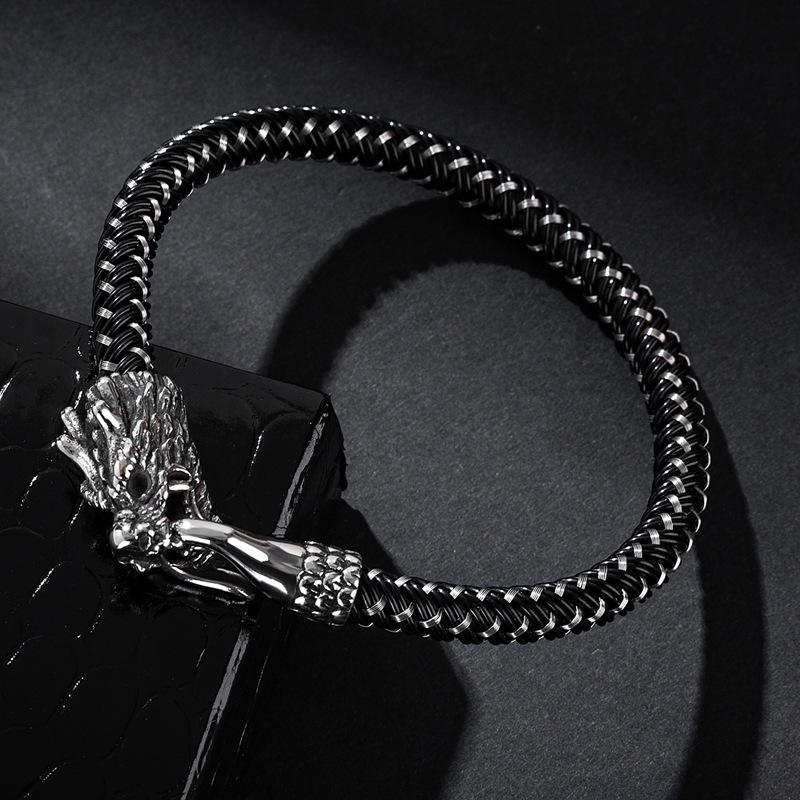 2026 Men's and Women's Delicate Dragon Steel Wire Bracelet, Totem Personality 6.0 Bracelet, Accessories