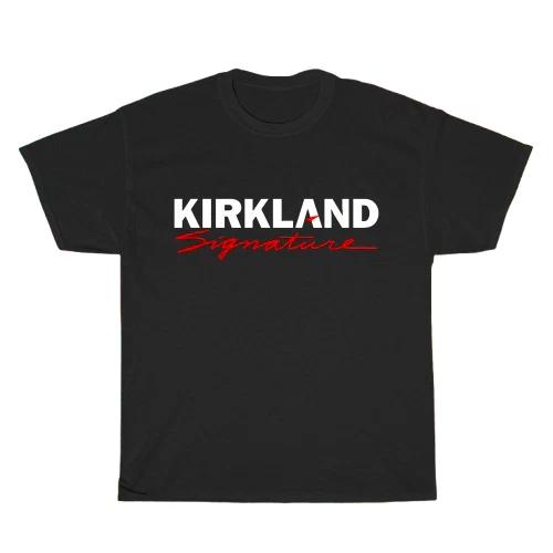 Новая унисекс футболка с логотипом Kirkland Signature, забавная, размеры от S до 5XL M