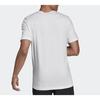 Adidas T Shirts Men's White Crew Neck Moderate Straight Fit DV3050
