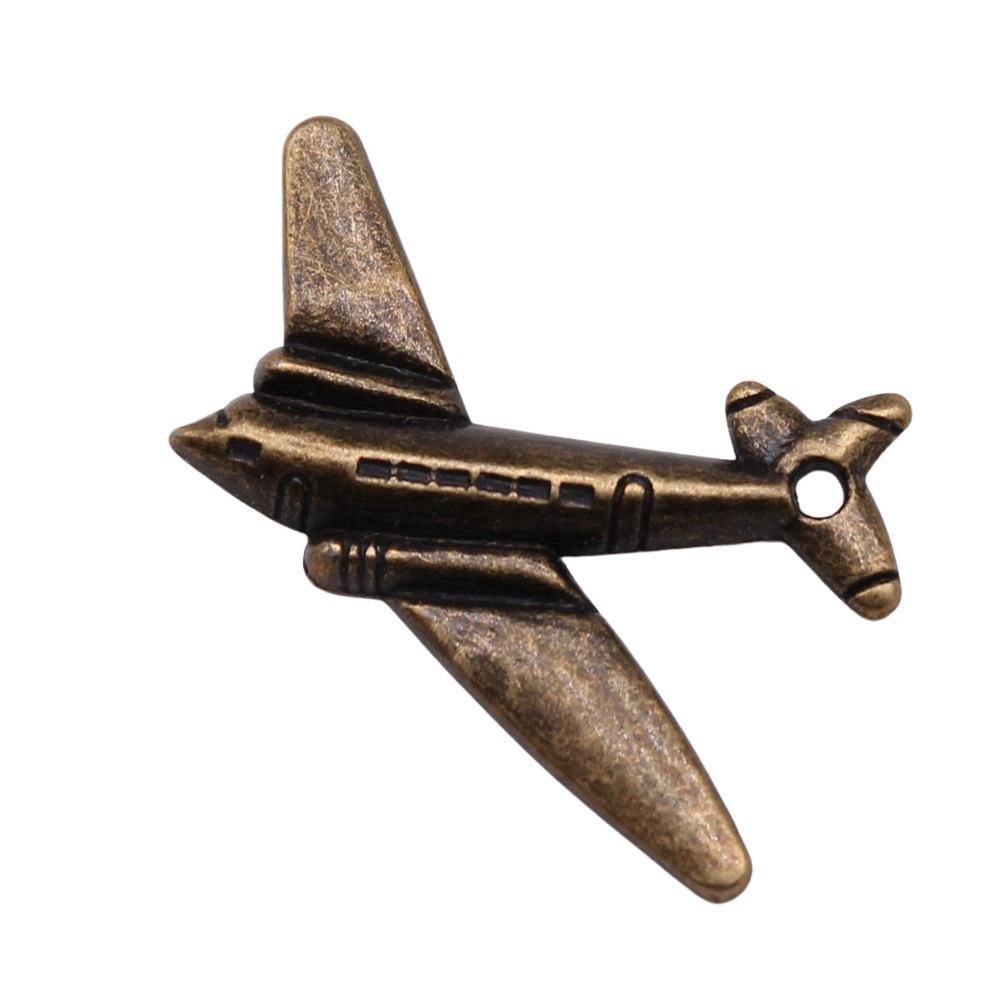 Airplane Charms Multi Color Alloy Car Pendants For Travel Themed Jewelry