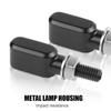 1 Pair Motorcycle Led Mini Turn Signal Light Blinker Indicator Dc 12v Aluminum Alloy E-bike Side