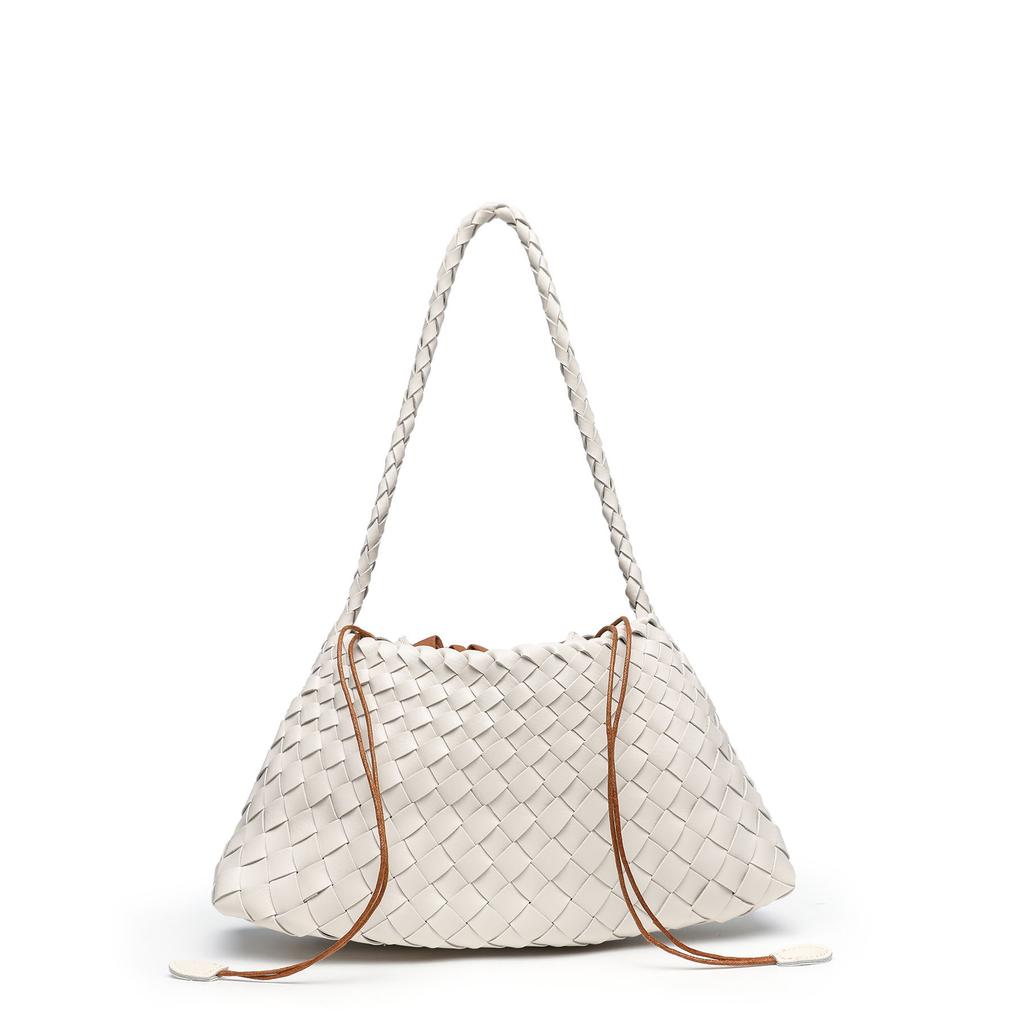 Luxusmode Damen Tasche Tragetasche Handgewebt Handtaschen Mode Retro Handtaschen Vielseitig Unterarm Schultertaschen