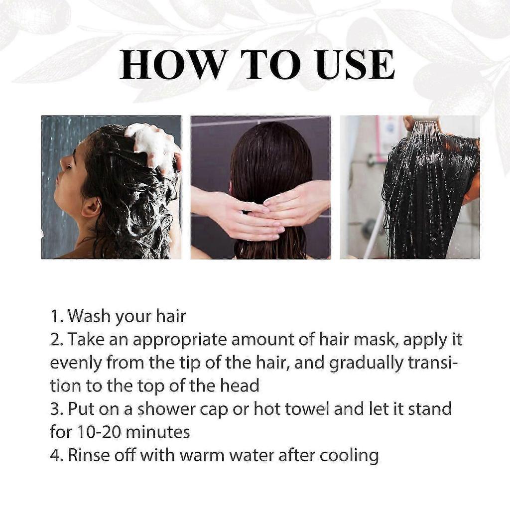 Frizz Repair Hair Mask - Deep Hydrating & Nourishing Treatment with Black Bean Extract & Hydrolyzed Keratin for Smooth, Fluffy, Salon-Quality Hair - 5