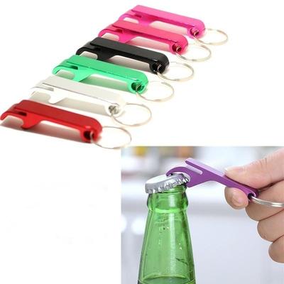 Beer Bottle Opener Aluminum Alloy Mini Bottle Opener Can Opener Creative Can Opener Color Random Business Gift
