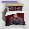 Elvis 3pcs Bedding Set Duvet Cover Closure Includes 1 Duvet Cover & 2 Pillowcases for All Seasons Bedroom Home Dorm Decor