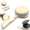 Foldable Round Sunglasses Storage Case Fashion Eyeglasses Pouch Portable Travel Cable Storage Bag Waterproof Earphones Pouch
