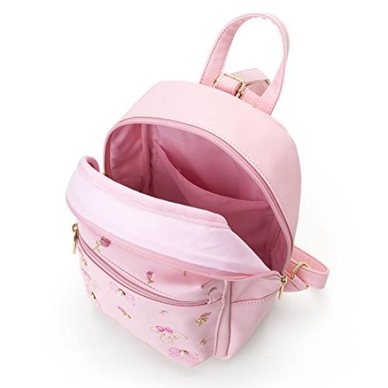 Sanrio My Melody Synthetic Leather Backpack (Embroidered)