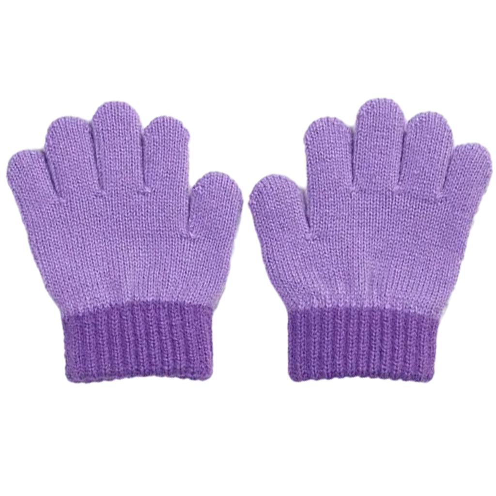 Children Trendy Warm Thermal Gloves Thicken Stylish Mitten Gloves for Cold Weather Winter Cycling Skiing Climbing