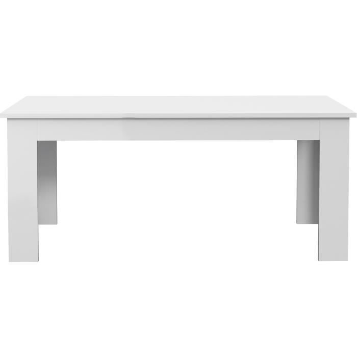 PILVI Dining Table - 8 People - White - L 180 X W 90 X H 75 Cm
