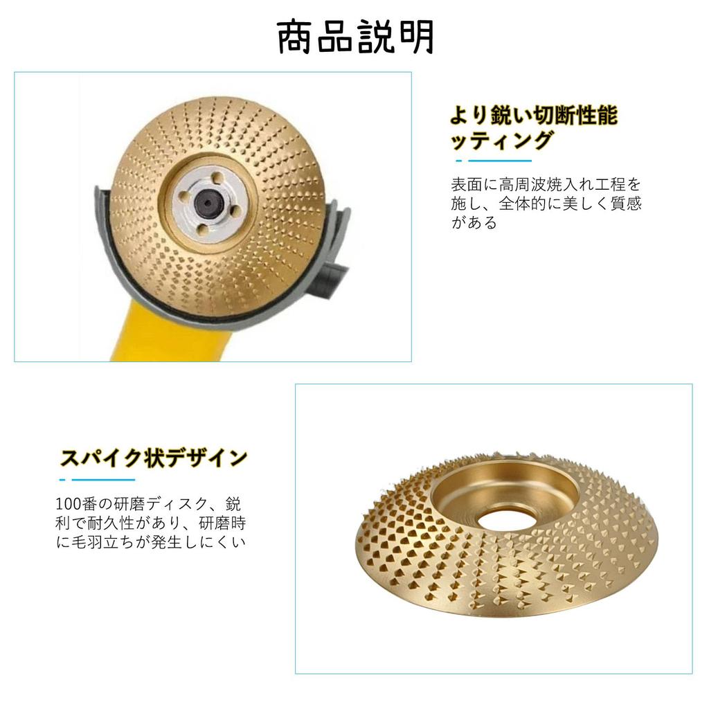 AeKeatDa Woodworking Angle Grinder Sanding Disc Discs for Woodworking and Wood Processing Hole 100mm Hole 100mm Hole 3-Piece Set, High-Hardness (85mm