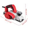 1000W Powerful Electric Planer 82mm Wood Hand Planer Aluminum Alloy Carpenter Woodworking DIY Wood Surface File Tool