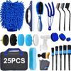 22-teiliges professionelles Autoreinigungskit: Bürsten für Räder, Klimaanlage und Innenraum zur sicheren Dekontamination