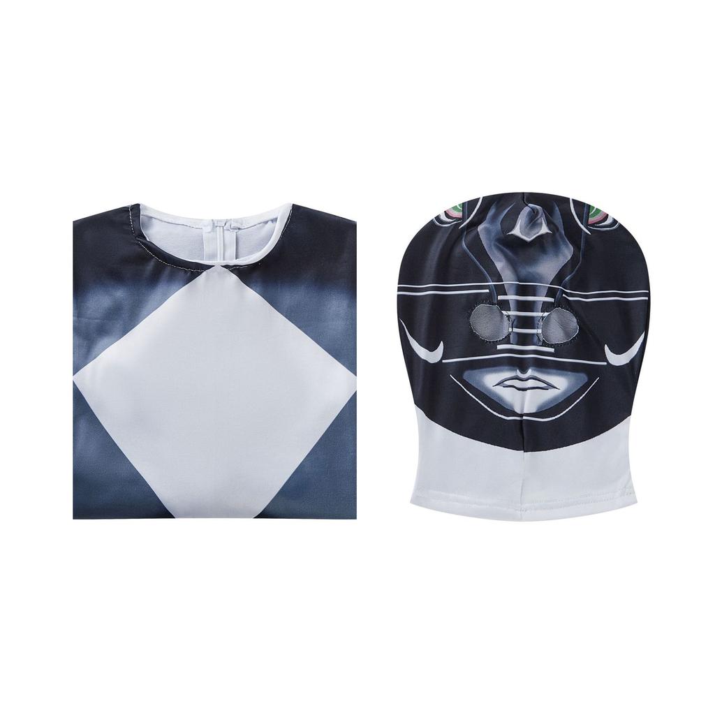 Kids Power Dinosaur Team Jumpsuit Mask Halloween Cosplay Costumes Boys Girls Halloween Party Zentai Rangers Role Playing Outfit