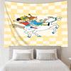 Pippi Longstocking Print Tapestry, Backdrop, Easy Setup, Ideal for Bedroom, Office & Living Room, with Aesthetic Wall Hanging Decor.