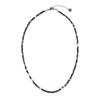 Jbans Classic 3 Black Agate Alto Bead Necklace (C2503-An935_Bk)