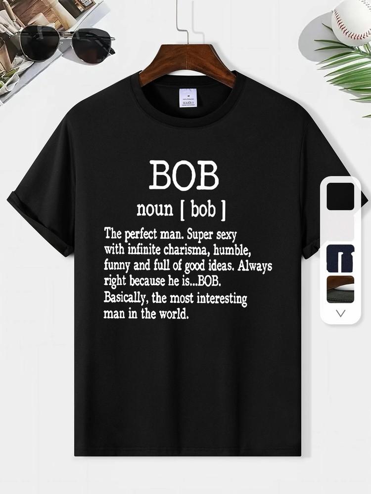 

Bob The Charismatic Super Sexy Geometric Print Tee - Comfortable Regular Fit, Sl S