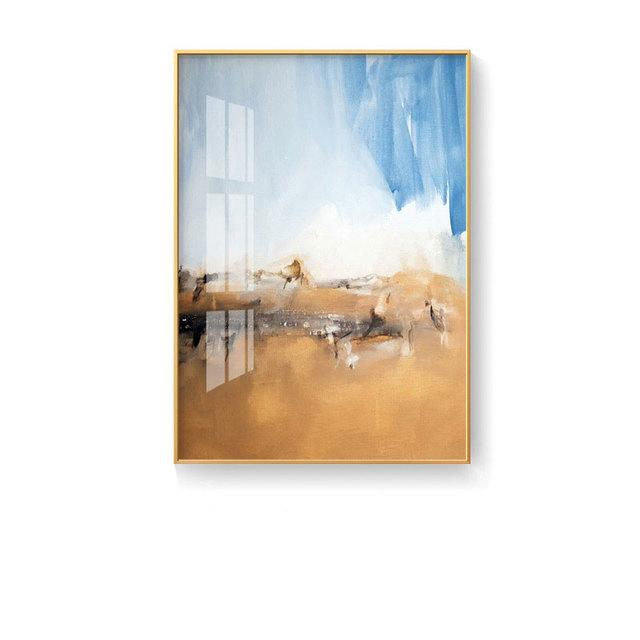 

Абстрактная акварельная картина маслом, текстура морского неба, кисть, холст, картина для гостиной, домашний декор, печать плакатов, настенное искусство Cuadros 21cm×30cm NoFrame