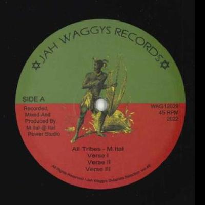 12inch Record M.ITAL - All Tribes; Verse II; Verse III / A WAG12029 Jah Waggy's 2023 UK Reggae, Ska & Dub