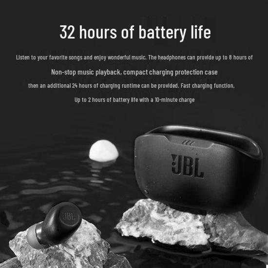 Cross-Border E-commerce New Wave Buds: Bluetooth Semi-In-Ear Sports Headphones for Music & Calls