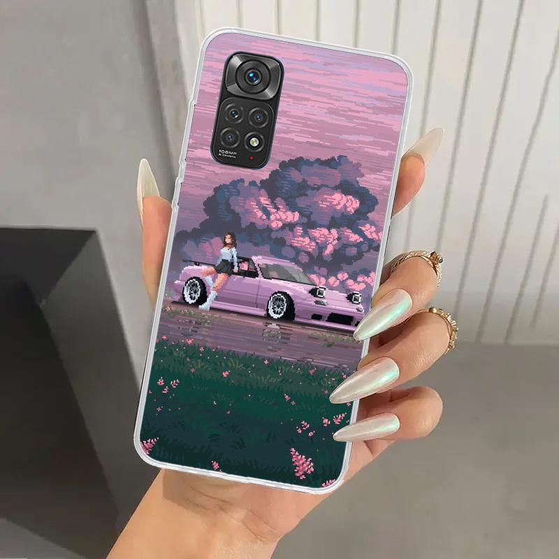 JDM Car MX5 Cute Phone Case for Xiaomi Redmi Note 15 14 14S 13 12S 12 Pro 11S 11 Plus 11T 11E 10S Soft Funda Print Shell Redmi N