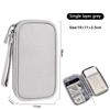Double Layer Data Cable Storage Pouch Cross Border Hot Sale Travel Charger Organizer Handheld Compact Bag