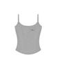 Nigaennikol Ribbed Logo Cami Top_Gray