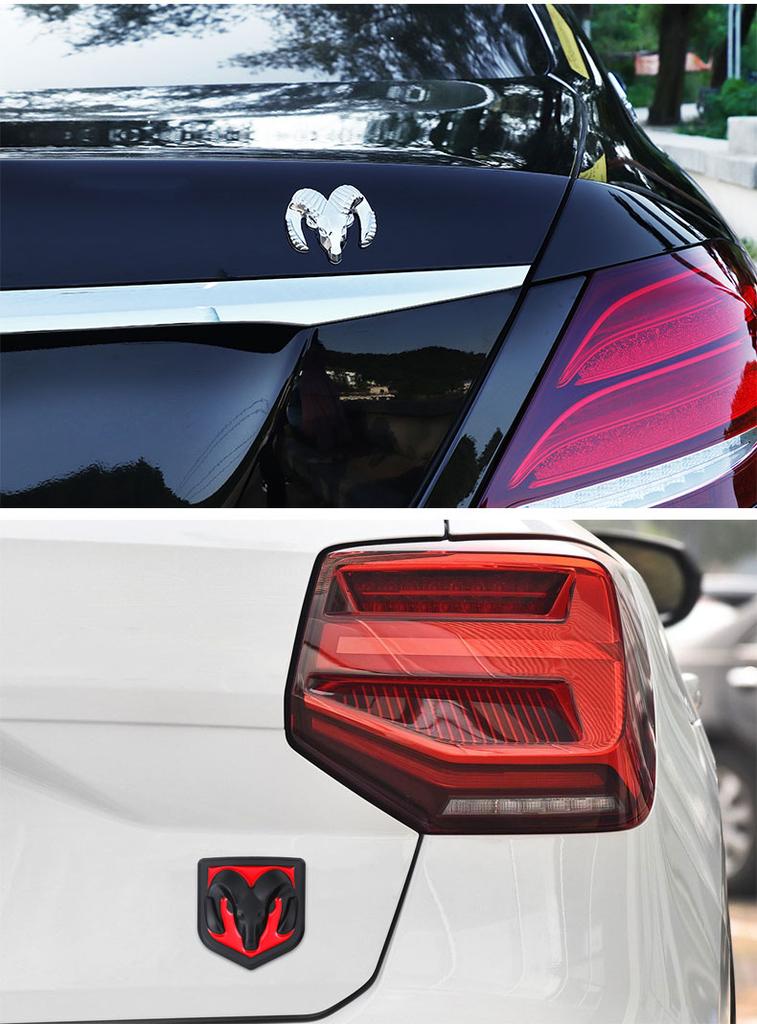Zadní emblém na auto Samolepka Autopříslušenství Pro Dodge Durango Caliber Dakota Journey Charger Ram 1500 Nitro Avenger Dart Challenge T888