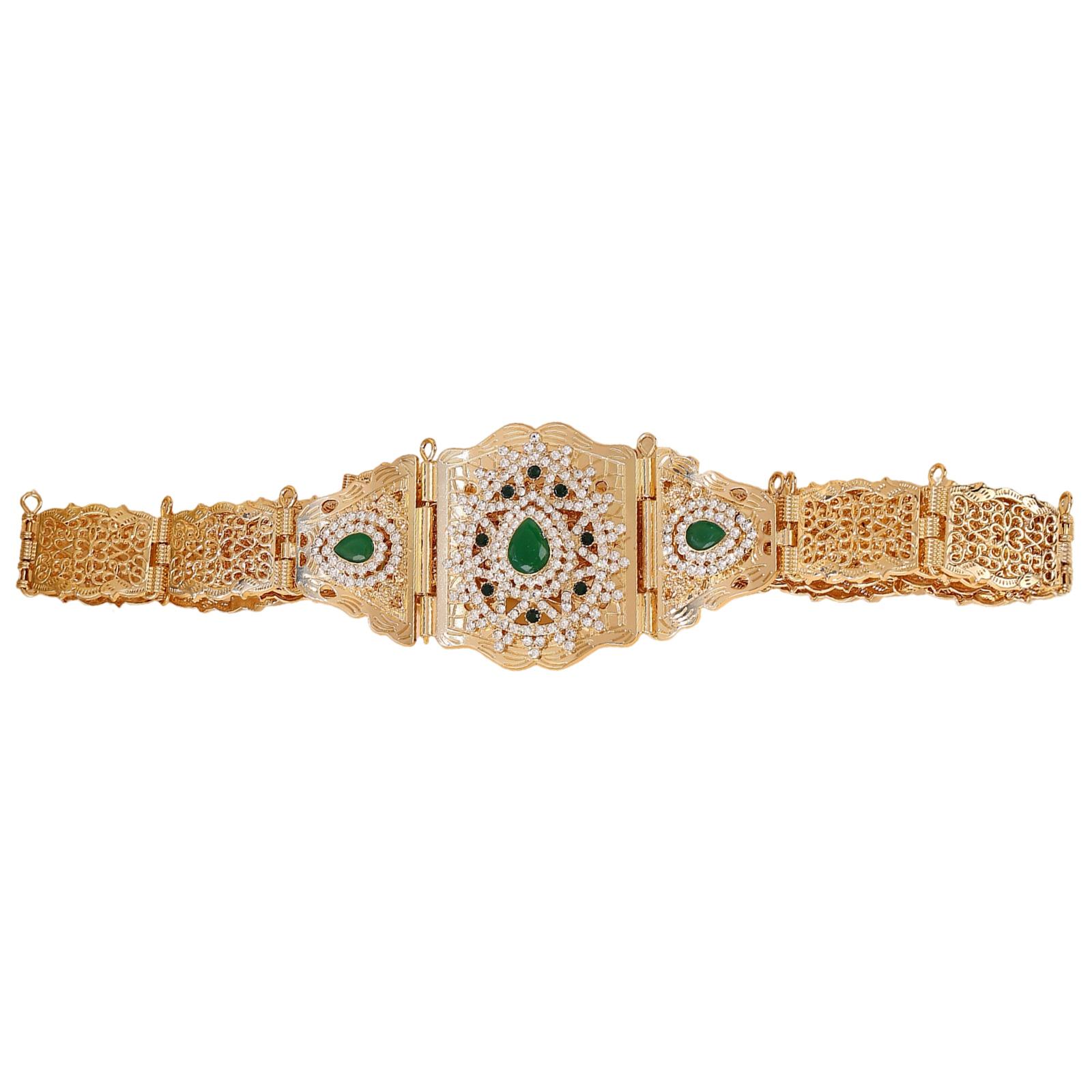 

Traditional Carved Floral Waist Belt Belly Chain for Dress Chain Belt for Women Waist Chain Belt Wedding Accessories 4