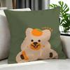 Animal Quokka Cushion Cover Cushion Cover Set 4Pcs 50X50 45X45 40X40 Pillowcase Decorative Sofa Home Decor