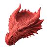 3D Printed Dragon Head Storage Tray 4.17" X 1.89" Desktop Jewelry Organizer Gothic