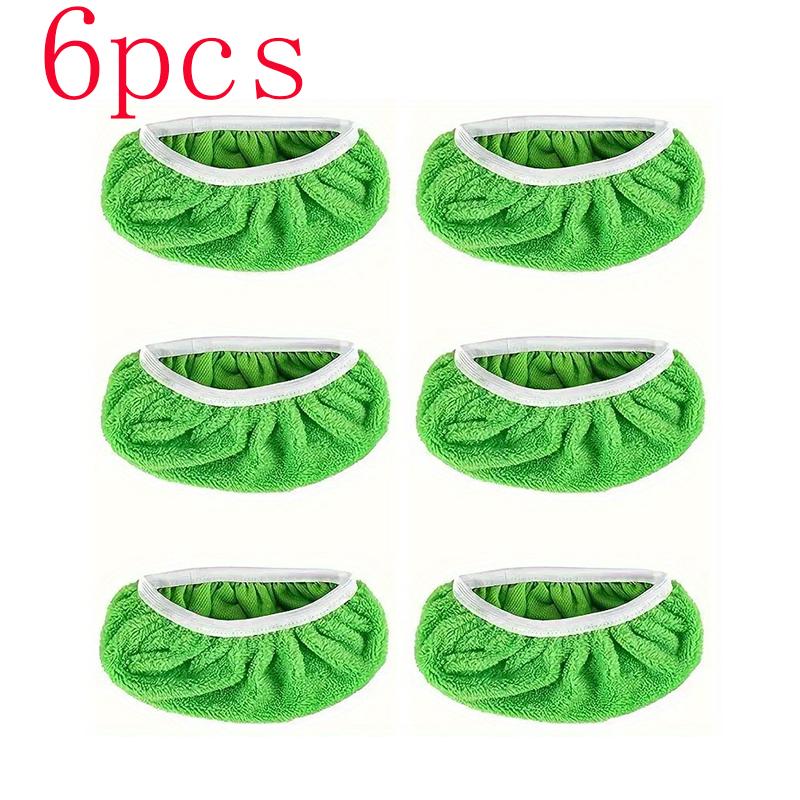 4/6/8 Pack Ultrafine Microfiber Washable Mop Pads, Reusable Super Absorbent Chenille Fabric Replacement Pads