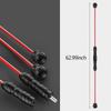 Elastic Fitness Bar, High Frequency Bodybuilding Bar with Counter Detachable Functional  ing   Muscle Burning Burning for Gym, Outdoor, Home