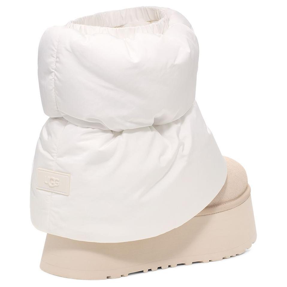 UGG Klassische Mini Dipper Puffer Weiße Keramik Damen Sneaker Creme 1158275-WCRM