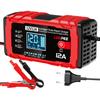 12V 15A 12A Multifunctional Intelligent Pulse Repair Maintenance Car Motorcycle Battery Charging Lead-Acid Smart Battery Charger