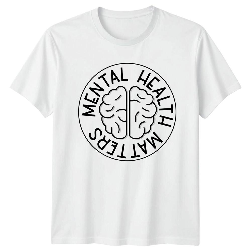 Unisextal Health Matters Brain Graphic Adult Unisex TShirt S